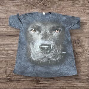 Black Dog Face Labrador T-Shirt Men’s Size Small